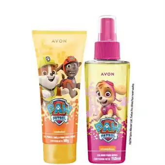 Set x 2 paw patrol gel y colonia