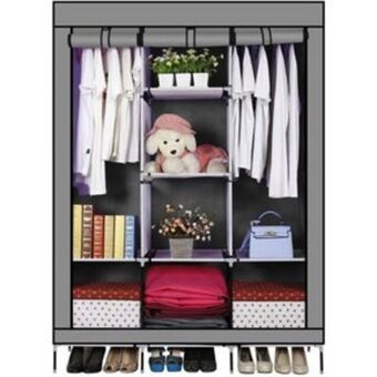 Linio Ropero 3 cuerpos armable estante para co... oferta
