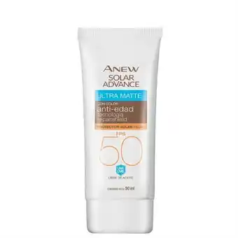 Avon Anew solar advance antiedad con color fps 50 / 50 ml oferta