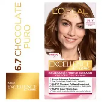 Mifarma Tinte para cabello excellence #6.7 chocolate puro - kit 1 un oferta