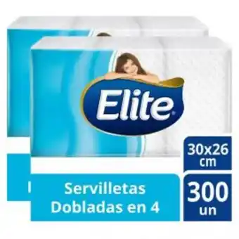 Freshmart Pack x2 servilleta doblada en 4 elite 300 und - unidad oferta