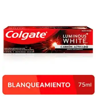 Mifarma Crema dental colgate luminous white carbón activado - tubo 75 ml oferta