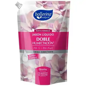 Vivanda Jabón líquido ballerina crema humectante doypack 900ml oferta