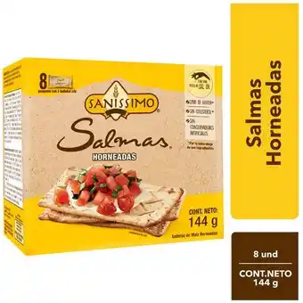 Vivanda Galletas saludables salmas caja 144g oferta