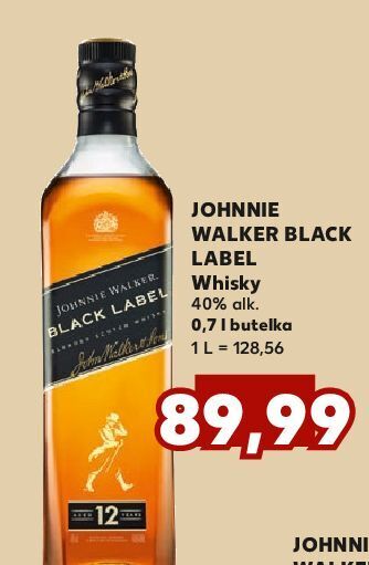 Kaufland Whisky Johnnie Walker Black Label oferta