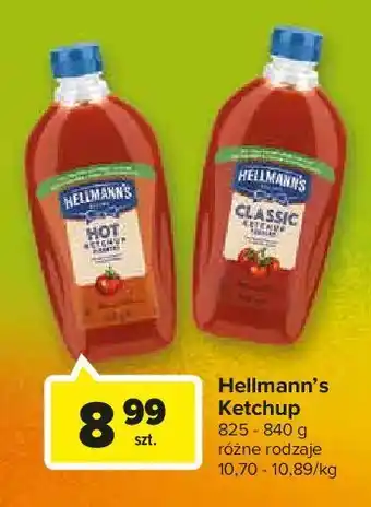 Carrefour Market Ketchup pikantny Hellmann's oferta