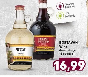 Kaufland Wino Bostavan Muscat White oferta