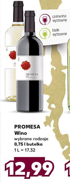 Kaufland Wino Promesa Chardonnay oferta