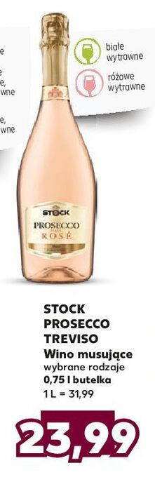 Kaufland Wino Stock Prosecco Rose oferta