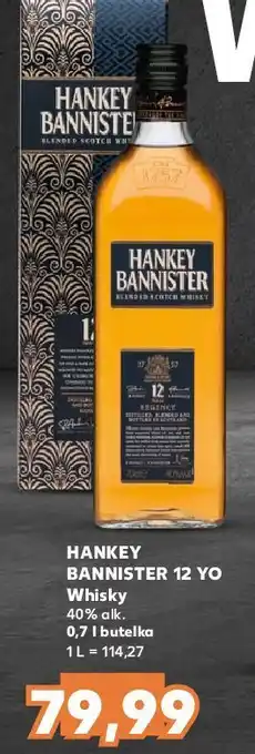 Kaufland Whisky karton Hankey Bannister 12 Yo oferta