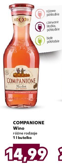 Kaufland Wino Companione Merlot oferta