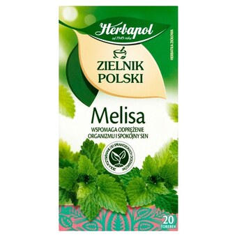 Lewiatan Herbapol Zielnik Polski Herbatka ziołowa melisa 40 g (20 x 2 g) oferta