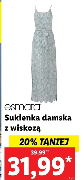 Lidl Sukienka damska Esmara oferta