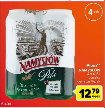 Globi Namysłów Pils Piwo jasne 4 x 500 ml oferta