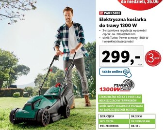 Lidl Kosiarka elektryczna Parkside oferta