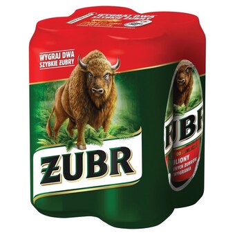 Twój Market Żubr Piwo jasne 4 x 0,5 l oferta