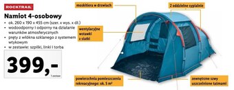 Lidl Namiot Rocktrial oferta