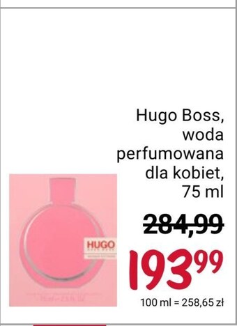 Rossmann Woda perfumowana damska Hugo Boss oferta