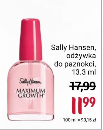 Rossmann Odżywka do paznokci Sally Hansen oferta