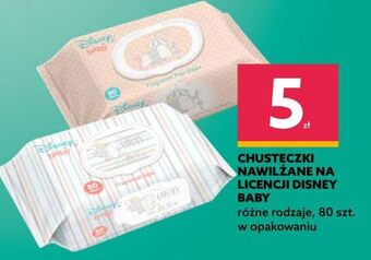 Dealz Chusteczki nawilżane bezzapachowe dumbo różowe Disney Baby oferta