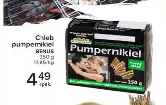 Carrefour Chleb pumpernikiel Benus 250g oferta