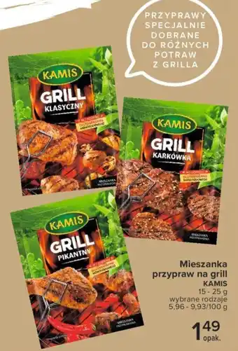 Carrefour Mieszanka przypraw na grill Kamis 15-25g oferta