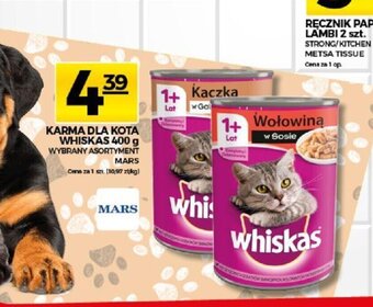 Topaz Karma dla kota Whiskas 400g oferta