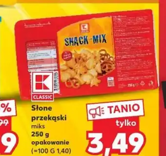 Kaufland Słone przekąski 250g oferta