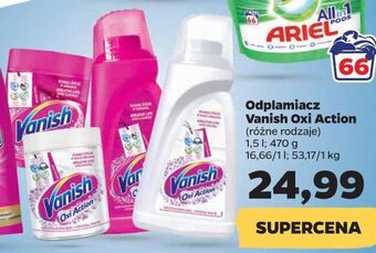 Netto Odplamiacz w płynie white Vanish Oxi Action oferta
