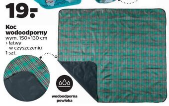 Netto Koc wodoodporny 150 x 130 cm oferta