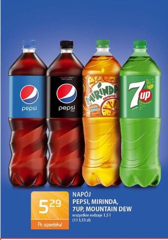 ABC Napój Pepsi, Mirinda, 7Up, Mountain Dew 1,5 l oferta