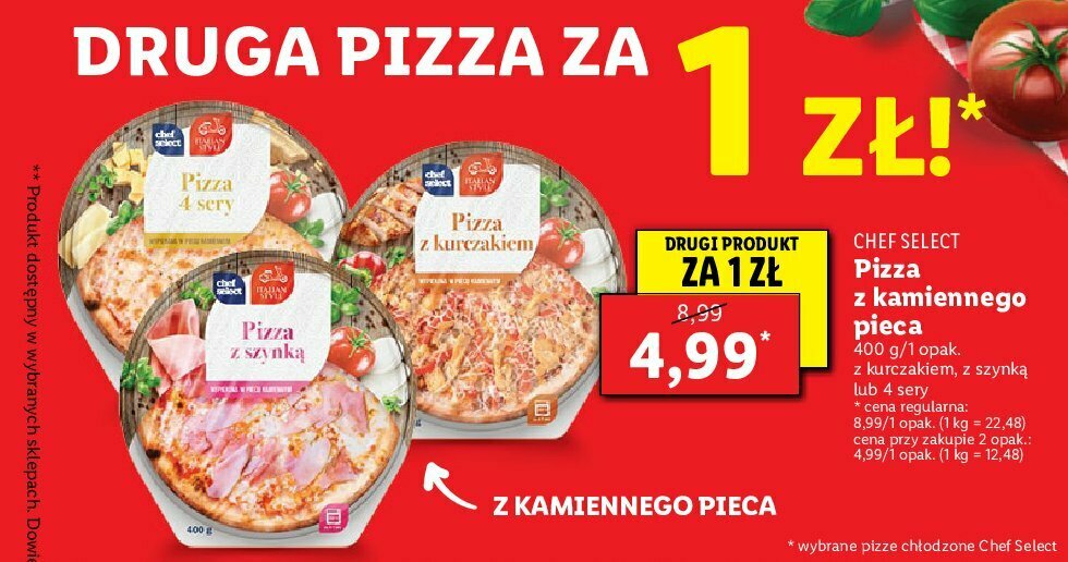 Pizza z kurczakiem - Donatello - 400 g