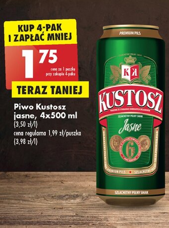 Biedronka Piwo 1 PUSZ 500 ML oferta