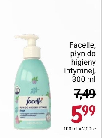 Rossmann Płyn do higieny intymnej Facelle oferta