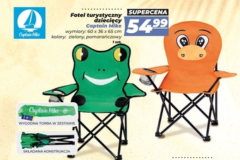 Polomarket Krzesło turystyczne Captain Mike oferta