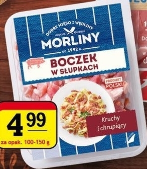 Gram Market Morliny Boczek w słupkach 150 g oferta