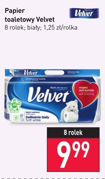 Stokrotka Velvet Delikatnie Biały Papier toaletowy 8 rolek oferta
