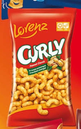 ABC Curly Chrupki kukurydziane ze zmielonymi orzeszkami ziemnymi 120 g oferta