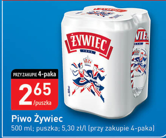 Stokrotka Optima Żywiec Piwo jasne 4 x 500 ml oferta