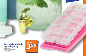 Kostkarka do lodu z przykrywką