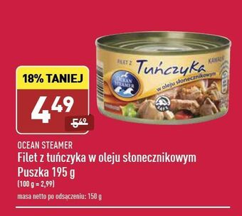 Tuńczyk w oleju słonecznikowym Ocean Steamer