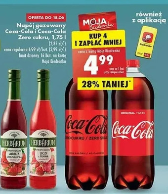 Biedronka Napój Coca-Cola oferta