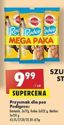Biedronka Przysmak dla psa Pedigree Rodeo oferta