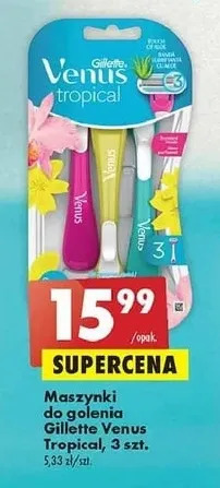 Biedronka Maszynka do golenia Gillette Venus Tropical oferta