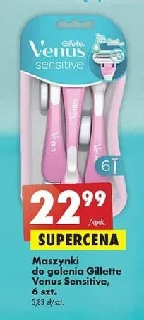 Biedronka Maszynki do golenia Gillette Venus Sensitive oferta