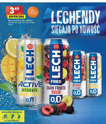 Biedronka Piwo Lech Free Pomelo I Grejpfrut oferta