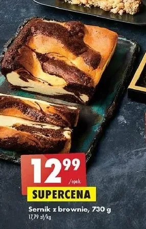 Biedronka Sernik z brownie oferta