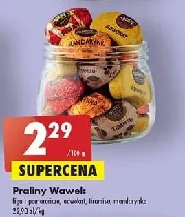 Biedronka Czekoladki Wawel Mandarynka oferta