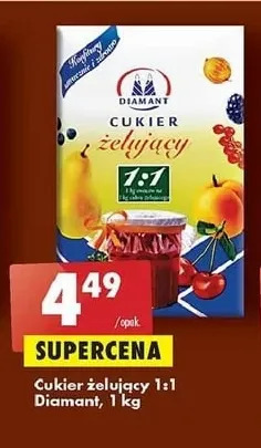 Biedronka Cukier żelujący 1:1 Diamant oferta