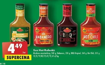 Biedronka Sos miodowo musztardowy Roleski oferta